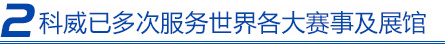 科威微波已多次成功服務(wù)世界各大賽事及展館。